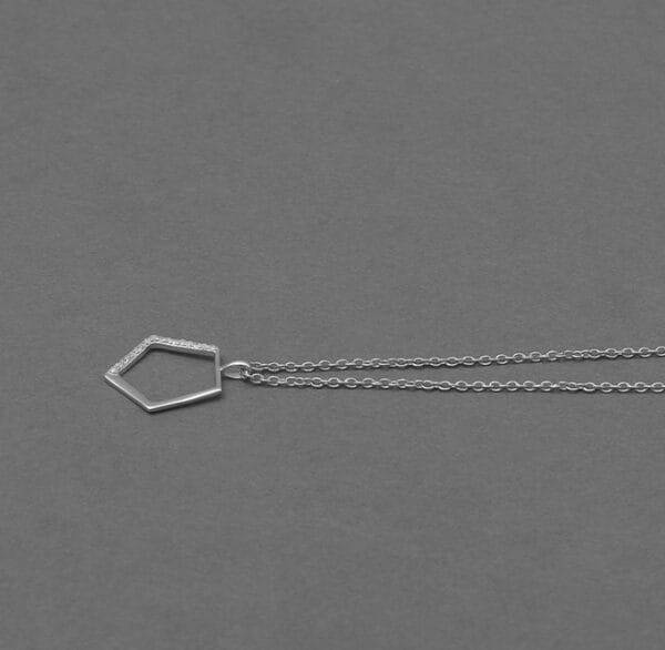 Modern minimalist gold necklace