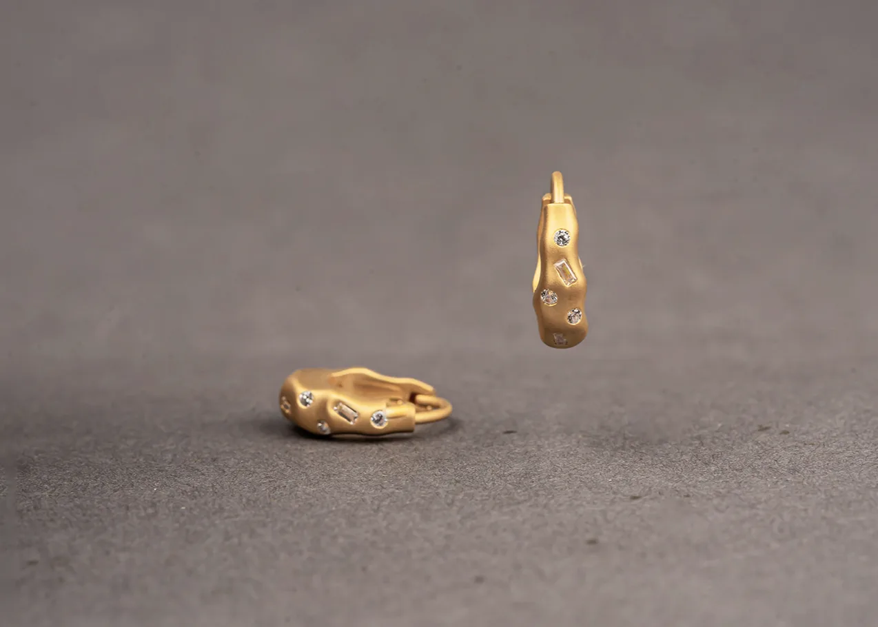 Lab Grown Gold Earring – Sustainable Gold Jewelry Factory & B2B Wholesale Customized Manufacturing