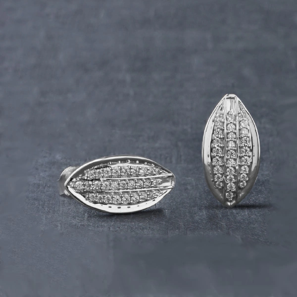 Marquise Cluster Diamond Daily-Wear Earrings – Wholesale Jewellery