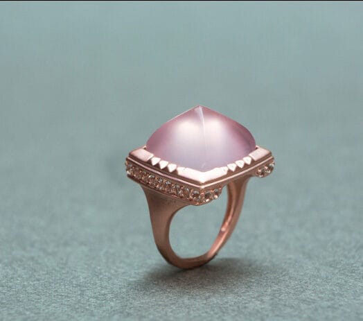 pink dome ring
